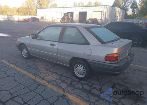 1991 Ford Escort Pony/L из США, поврежденный, VIN 1FAPP10J5MW350001